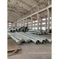 Transmission Steel Pole Hot dip galvanized monopole with anchor bolt system Manufactory